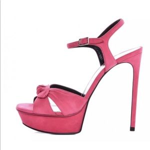 YSL YVES SAINT LAURENT PLATFORM SANDALS